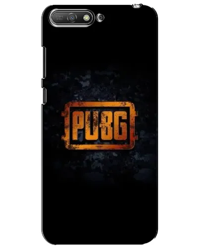 Чехол для Huawei Y6 2018 с картинкой «PUBG — золотой логотип»
