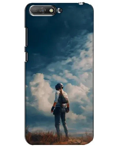 Чехол для Huawei Y6 2018 с картинкой «Герой PUBG на скале»