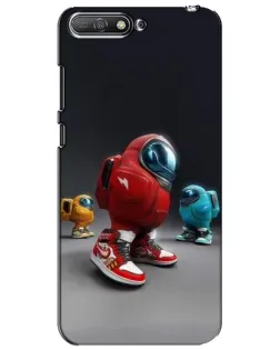 Чехол для Huawei Y6 2018 с картинкой «Among Us — 3D стиль»