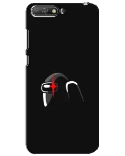 Чехол для Huawei Y6 2018 с картинкой «Among Us шлем»