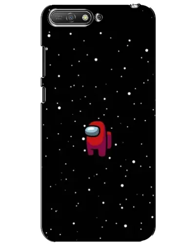 Чехол для Huawei Y6 2018 с картинкой «Красный Among Us»