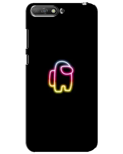 Чехол для Huawei Y6 2018 с картинкой «Among Us градиент»