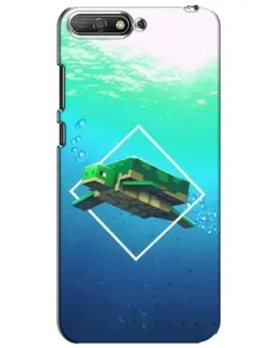 Чохол для Huawei Y6 2018 з картинкою «Черепаха Minecraft» Чохол для Huawei Y6 2018 з картинкою «Черепаха Minecraft»