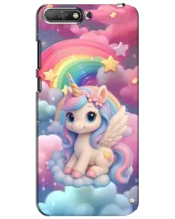 Чехол для Huawei Y6 2018 с картинкой «Маленький единорог» Чехол для Huawei Y6 2018 с картинкой «Маленький единорог»