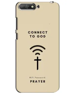 Чехол для Huawei Y6 2018 с картинкой «Молитва Connect» Чехол для Huawei Y6 2018 с картинкой «Молитва Connect»