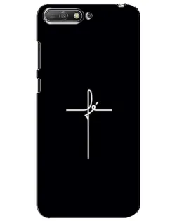 Чехол для Huawei Y6 2018 с картинкой «Тонкий крест» Чехол для Huawei Y6 2018 с картинкой «Тонкий крест»