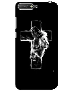 Чехол для Huawei Y6 2018 с картинкой «Сияющий крест Jesus» Чехол для Huawei Y6 2018 с картинкой «Сияющий крест Jesus»