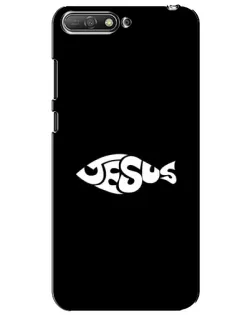 Чехол для Huawei Y6 2018 с картинкой «Рыба Jesus» Чехол для Huawei Y6 2018 с картинкой «Рыба Jesus»
