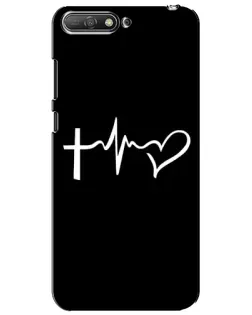 Чехол для Huawei Y6 2018 с картинкой «Пульс веры» Чехол для Huawei Y6 2018 с картинкой «Пульс веры»