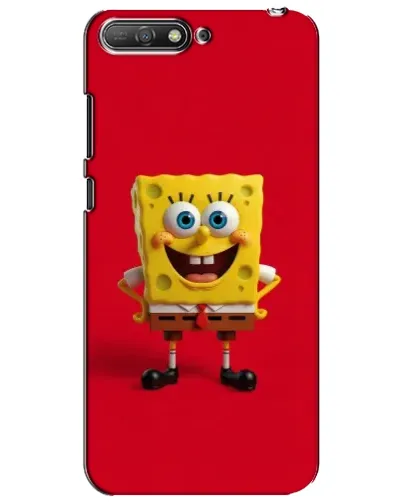 Чехол для Huawei Y6 2018 с картинкой «Спанч Боб на красном» Чехол для Huawei Y6 2018 с картинкой «Спанч Боб на красном»