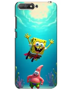 Чехол для Huawei Y6 2018 с картинкой «Спанч Боб под водой» Чехол для Huawei Y6 2018 с картинкой «Спанч Боб под водой»
