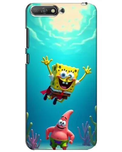 Чехол для Huawei Y6 2018 с картинкой «Спанч Боб под водой» Чехол для Huawei Y6 2018 с картинкой «Спанч Боб под водой»