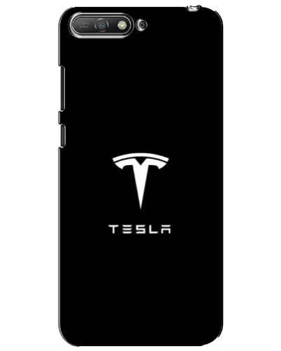 Чехол для Huawei Y6 2018 с картинкой «Tesla White Logo» Чехол для Huawei Y6 2018 с картинкой «Tesla White Logo»