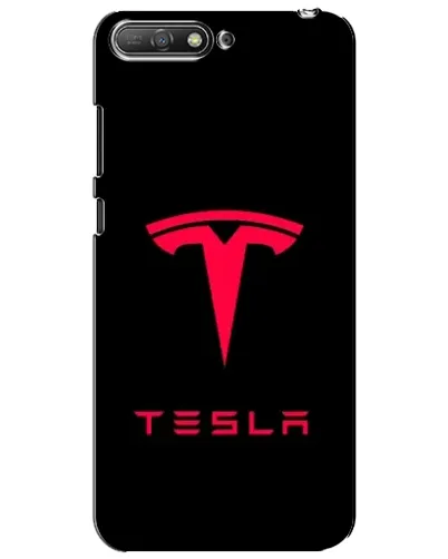 Чехол для Huawei Y6 2018 с картинкой «Tesla Red Logo» Чехол для Huawei Y6 2018 с картинкой «Tesla Red Logo»