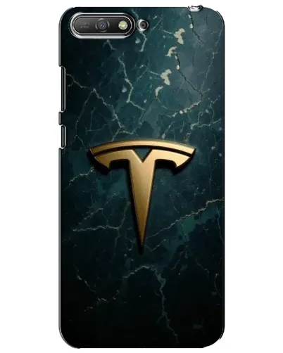Чехол для Huawei Y6 2018 с картинкой «Мраморная Tesla Gold» Чехол для Huawei Y6 2018 с картинкой «Мраморная Tesla Gold»