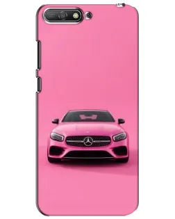 Чехол для Huawei Y6 2018 с картинкой «Розовый Mercedes AMG» Чехол для Huawei Y6 2018 с картинкой «Розовый Mercedes AMG»