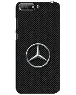 Чехол для Huawei Y6 2018 с картинкой «Карбоновый Mercedes стиль» Чехол для Huawei Y6 2018 с картинкой «Карбоновый Mercedes стиль»
