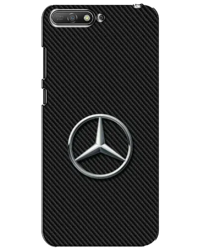 Чехол для Huawei Y6 2018 с картинкой «Карбоновый Mercedes стиль» Чехол для Huawei Y6 2018 с картинкой «Карбоновый Mercedes стиль»