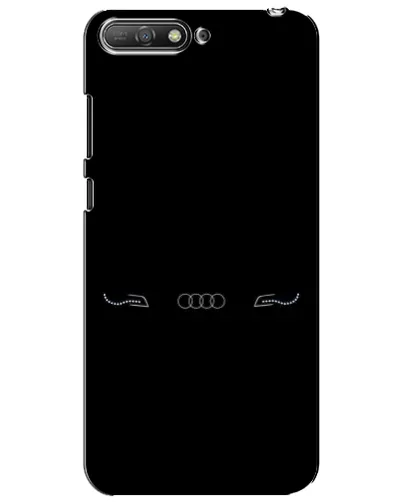 Чехол для Huawei Y6 2018 с картинкой «Audi — световой подпись»