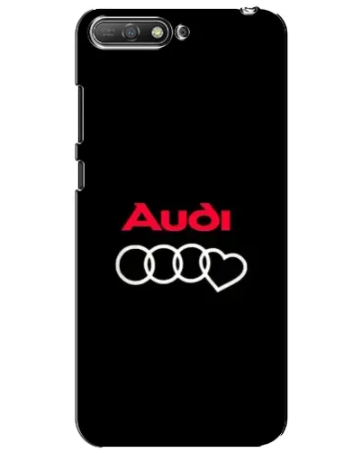 Чехол для Huawei Y6 2018 с картинкой «Логотип Audi Heart»