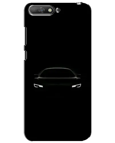 Чехол для Huawei Y6 2018 с картинкой «Взгляд Audi в темноте»
