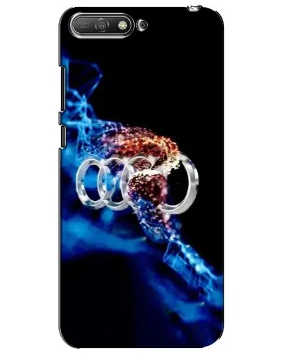 Чехол для Huawei Y6 2018 с картинкой «Энергия лого Audi»