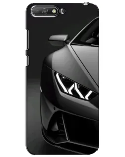 Чехол для Huawei Y6 2018 с картинкой «Lamborghini фары детализация» Чехол для Huawei Y6 2018 с картинкой «Lamborghini фары детализация»