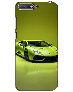 Чехол для Huawei Y6 2018 с картинкой «Салатовый Lamborghini Huracan» Чехол для Huawei Y6 2018 с картинкой «Салатовый Lamborghini Huracan»