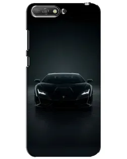 Чехол для Huawei Y6 2018 с картинкой «Черный Lamborghini Aventador» Чехол для Huawei Y6 2018 с картинкой «Черный Lamborghini Aventador»