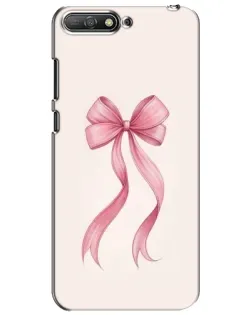 Чехол для Huawei Y6 2018 с картинкой «Розовый бант»