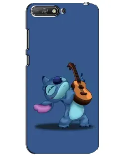 Чехол для Huawei Y6 2018 с картинкой «Стич с укулеле»