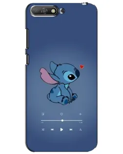 Чехол для Huawei Y6 2018 с картинкой «Музыкальный Stitch»