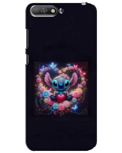 Чехол для Huawei Y6 2018 с картинкой «Stitch в цветах» Чехол для Huawei Y6 2018 с картинкой «Stitch в цветах»