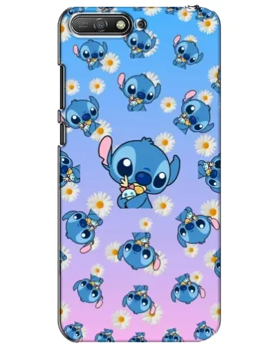 Чехол для Huawei Y6 2018 с картинкой «Паттерн со Стичем» Чехол для Huawei Y6 2018 с картинкой «Паттерн со Стичем»