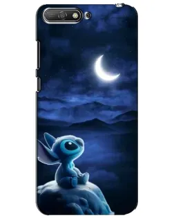Чехол для Huawei Y6 2018 с картинкой «Лунная ночь Стича»