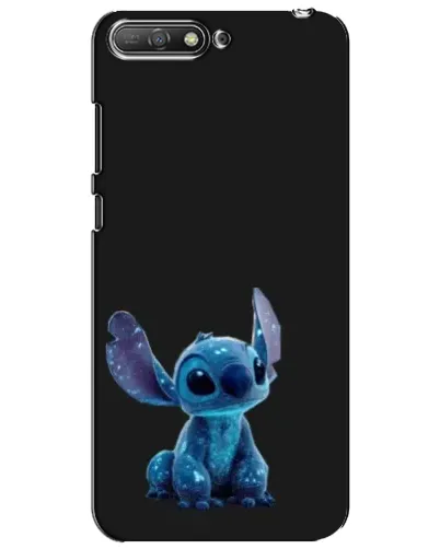 Чехол для Huawei Y6 2018 с картинкой «Стич на черном» Чехол для Huawei Y6 2018 с картинкой «Стич на черном»