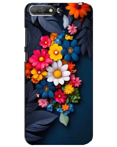 Чехол для Huawei Y6 2018 с картинкой «Цветочная феерия»