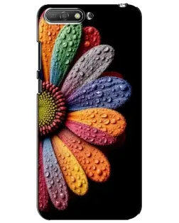 Чехол для Huawei Y6 2018 с картинкой «Радужный цветок» Чехол для Huawei Y6 2018 с картинкой «Радужный цветок»
