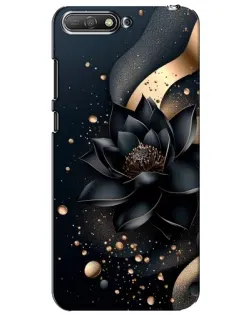 Чехол для Huawei Y6 2018 с картинкой «Черный лотос» Чехол для Huawei Y6 2018 с картинкой «Черный лотос»