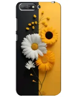 Чехол для Huawei Y6 2018 с картинкой «Подсолнух и ромашка» Чехол для Huawei Y6 2018 с картинкой «Подсолнух и ромашка»
