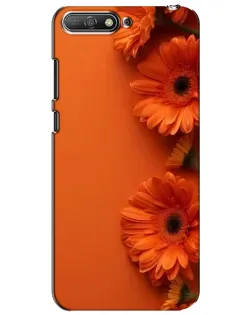 Чехол для Huawei Y6 2018 с картинкой «Оранжевые герберы» Чехол для Huawei Y6 2018 с картинкой «Оранжевые герберы»
