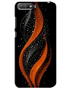 Чехол для Huawei Y6 2018 с картинкой «Огненная звездная волна»