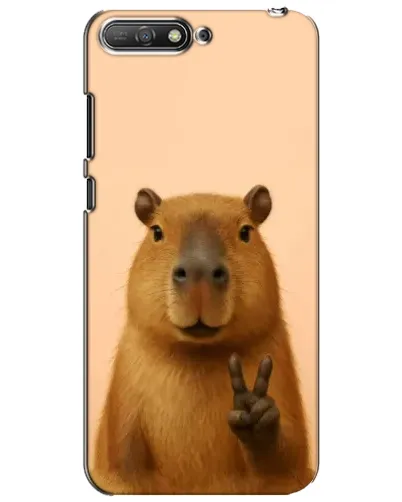 Чехол для Huawei Y6 2018 с картинкой «Капибара виктория» Чехол для Huawei Y6 2018 с картинкой «Капибара виктория»