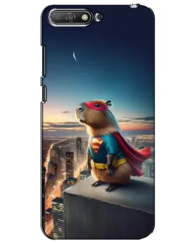 Чехол для Huawei Y6 2018 с картинкой «Капи-мен супергерой» Чехол для Huawei Y6 2018 с картинкой «Капи-мен супергерой»