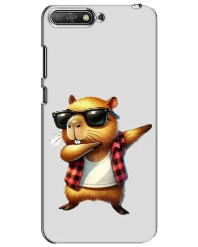 Чехол для Huawei Y6 2018 с картинкой «Капибара рэпер даб» Чехол для Huawei Y6 2018 с картинкой «Капибара рэпер даб»