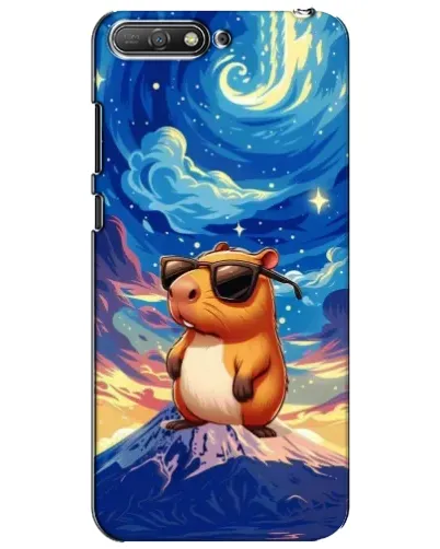 Чехол для Huawei Y6 2018 с картинкой «Капибара Ван Гога» Чехол для Huawei Y6 2018 с картинкой «Капибара Ван Гога»