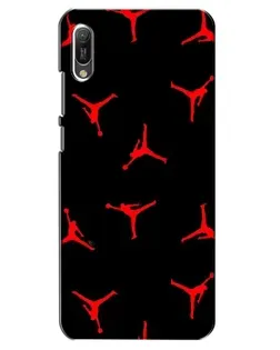 Чохол для Huawei Y6 2019 з картинкою «Jordan Red Pattern» Чохол для Huawei Y6 2019 з картинкою «Jordan Red Pattern»