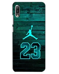 Чохол для Huawei Y6 2019 з картинкою «Jordan Cyan 23» Чохол для Huawei Y6 2019 з картинкою «Jordan Cyan 23»
