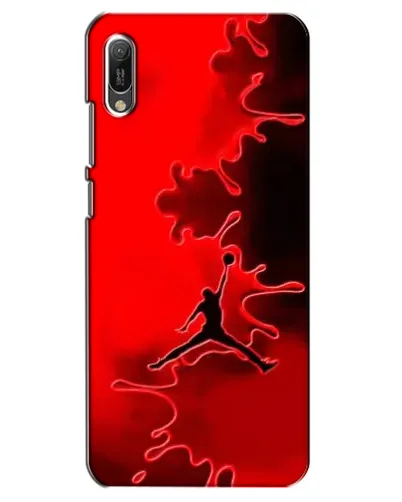 Чехол для Huawei Y6 2019 с картинкой «Jordan Red Smoke»