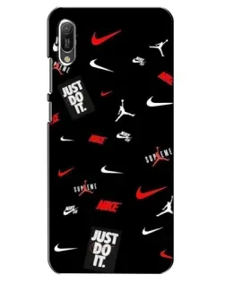 Чохол для Huawei Y6 2019 з картинкою «Nike Mix Pattern» Чохол для Huawei Y6 2019 з картинкою «Nike Mix Pattern»